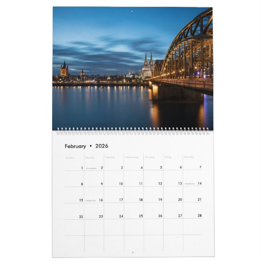 Keulen Duitsland 2026 Kalender (Feb 2026)