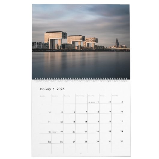 Keulen Duitsland 2026 Kalender (Jan 2026)