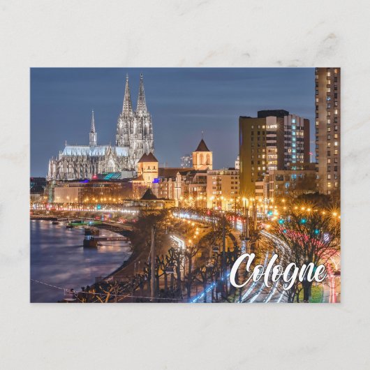 Keulen, Duitsland Briefkaart (Voorkant)