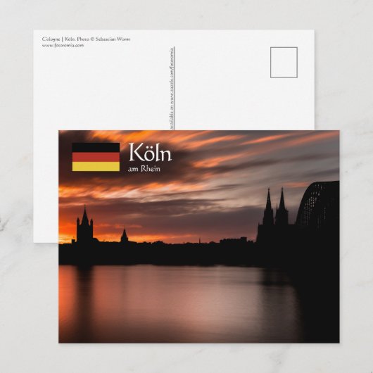 Keulen Duitsland Briefkaart (Voorkant / Achterkant)
