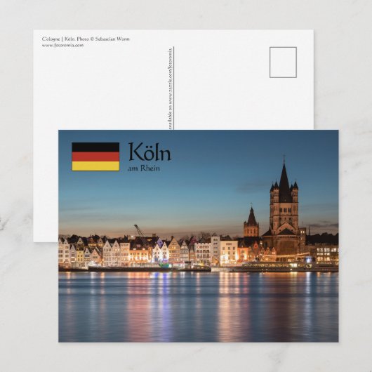 Keulen Duitsland Briefkaart (Voorkant / Achterkant)