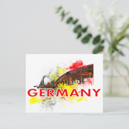 Keulen Duitsland Briefkaart (Staand voorkant)