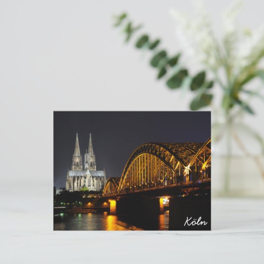 Keulen, Duitsland Briefkaart (Staand voorkant)