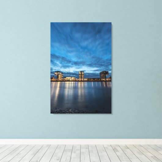 Keulen Duitsland Canvas Afdruk (Insitu (Houten vloer))