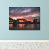 Keulen Duitsland Canvas Afdruk (Insitu (Houten vloer))