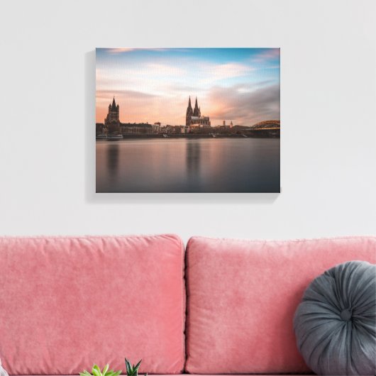 Keulen Duitsland Canvas Afdruk (Insitu (Woonkamer))
