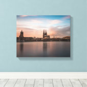 Keulen Duitsland Canvas Afdruk (Insitu (Houten vloer))