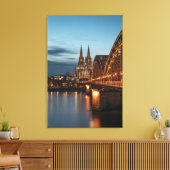 Keulen Duitsland Canvas Afdruk (Insitu (Woonkamer))