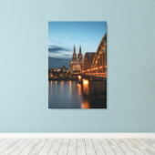 Keulen Duitsland Canvas Afdruk (Insitu (Houten vloer))