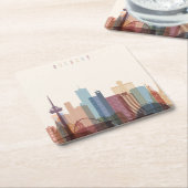 Keulen, Duitsland | City Skyline Kartonnen Onderzetters (Schuin)