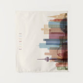 Keulen, Duitsland | City Skyline Wandkleed (Voorkant)