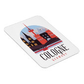 Keulen Duitsland  Cityscape Magnet Magneet (Rechterzijde)