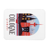 Keulen Duitsland  Cityscape Magnet Magneet (Horizontaal)