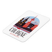 Keulen Duitsland  Cityscape Magnet Magneet (Linkerzijde)