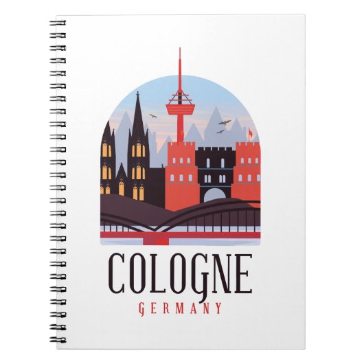 Keulen Duitsland  Cityscape Notitieboek (Voorkant)