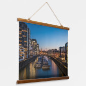 Keulen Duitsland Harbour Hangend Wandkleed (Gebogen)