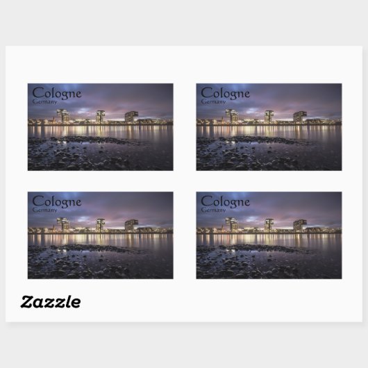 Keulen Duitsland Rechthoekige Sticker (Vel)