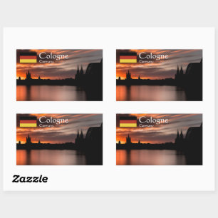 Keulen Duitsland Rechthoekige Sticker