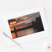 Keulen Duitsland Rechthoekige Sticker (Envelop)