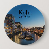 Keulen Duitsland Ronde Button 4,0 Cm (Voorkant)