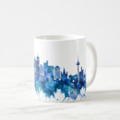 Keulen Duitsland Skyline Blue Koffiemok (Voorkant rechts)