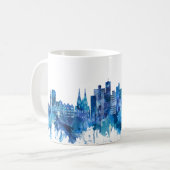 Keulen Duitsland Skyline Blue Koffiemok (Voorkant links)