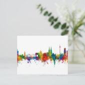 Keulen Duitsland Skyline Briefkaart (Staand voorkant)