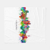 Keulen Duitsland Skyline Fleece Deken (Voorkant (Horizontaal))