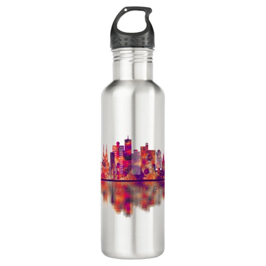 Keulen Duitsland Skyline Waterfles (Voorkant)