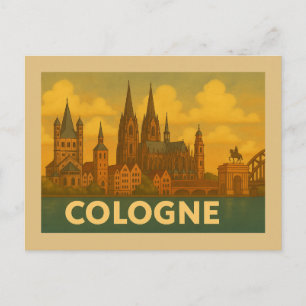 Keulen Duitsland Stad Kunst Briefkaart