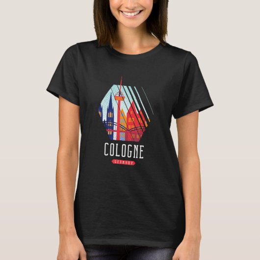 Keulen Duitsland T-shirt (Voorkant)