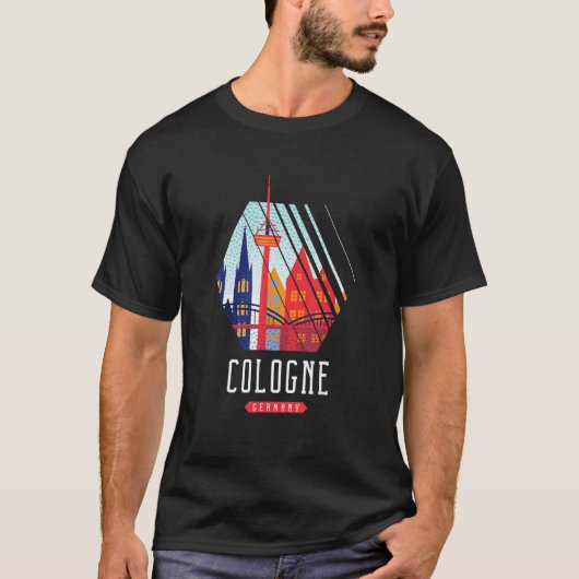 Keulen Duitsland T-shirt (Voorkant)