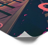 Keulen: Kathedraal Majesteit en Paarse Rust Poster (Hoek)