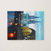 Keulen kathedraal met Hohenzollernbridge Legpuzzel (Horizontaal)
