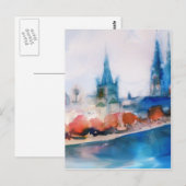 keulen keulen kathedraal waterverf schets briefkaart (Voorkant / Achterkant)