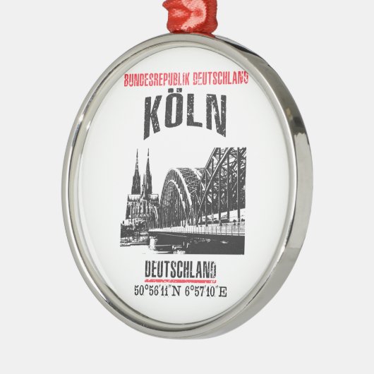 Keulen Metalen Ornament (Links)