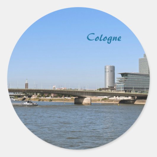 Keulen Ronde Sticker (Voorkant)