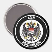 Keulen Round Emblem Magneet (Voorkant / Achterkant)