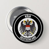 Keulen Round Emblem Ronde Button 7,6 Cm (Voorkant /achterkant)