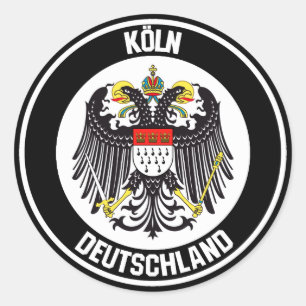 Keulen Round Emblem Ronde Sticker