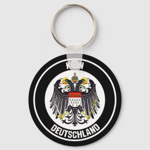 Keulen Round Emblem Sleutelhanger