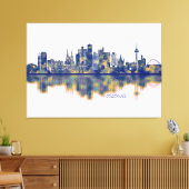 Keulen Skyline Canvas Afdruk (Insitu (Woonkamer))