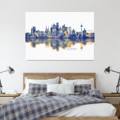 Keulen Skyline Canvas Afdruk (Insitu (Slaapkamer))