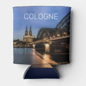 Keulen Stadsbeeld Duitsland Dom Night Souvenir Blikjeskoeler (Voorkant)