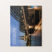 Keulen Stadsbeeld Duitsland Dom Night Souvenir Legpuzzel (Verticaal)