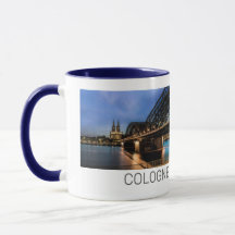 Keulen Stadsbeeld Duitsland Dom Night Souvenir