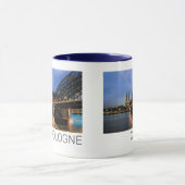 Keulen Stadsbeeld Duitsland Dom Night Souvenir Mok (Midden)