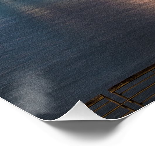 Keulen Stadsbeeld Duitsland Dom Night Souvenir Perfect Poster (Hoek)