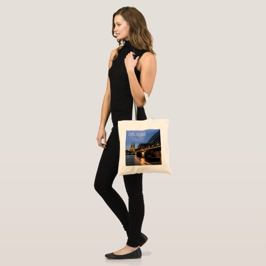 Keulen Stadsbeeld Duitsland Dom Night Souvenir Tote Bag (Voorkant (model))