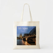 Keulen Stadsbeeld Duitsland Dom Night Souvenir Tote Bag (Voorkant)